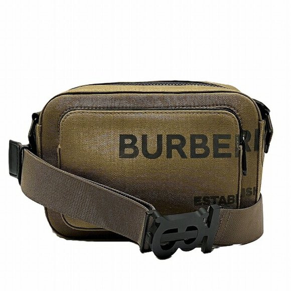 BURBERRY Green Shoulder Bag - Picture 1 of 9
